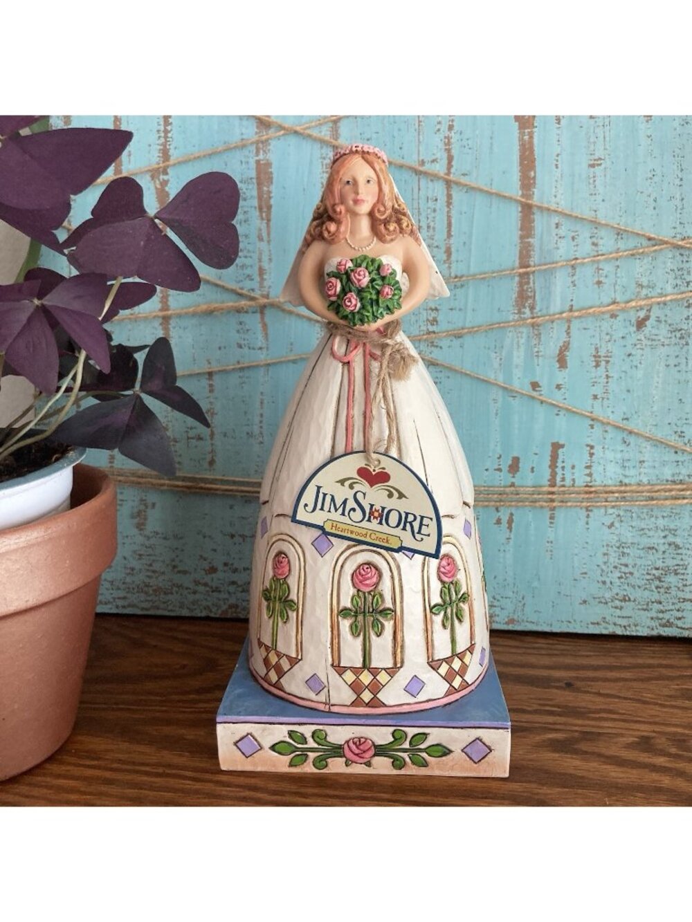 Jim Shore Bride Figurine "From This Day Forward" 2006 Heartwood Creek Wedding